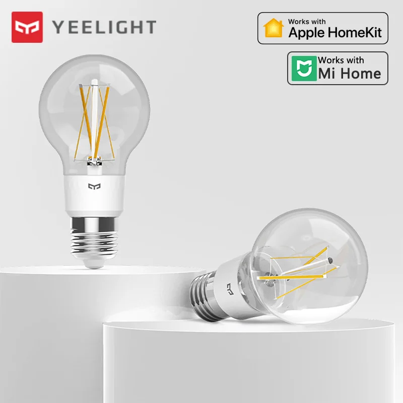Умсветодиодный Светодиодная лампа накаливания Yeelight E27 220 В 6 Вт 2700 к Wi-Fi |