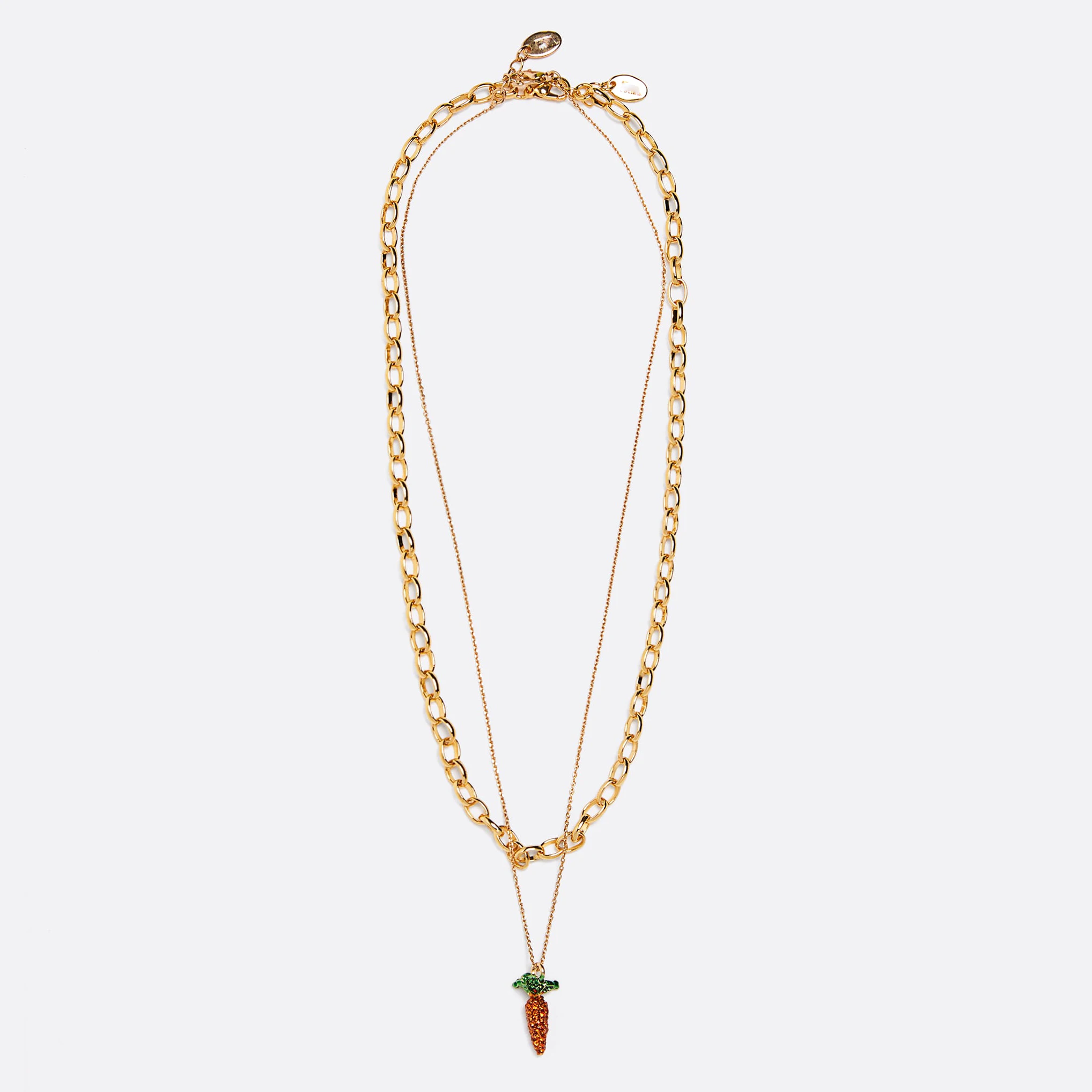ZA Carrot Neckalce 2020 New Boho Handmade Rope Stone Patchwork Fashion Animal Pendant Necklace for Women Jewelry | Украшения и