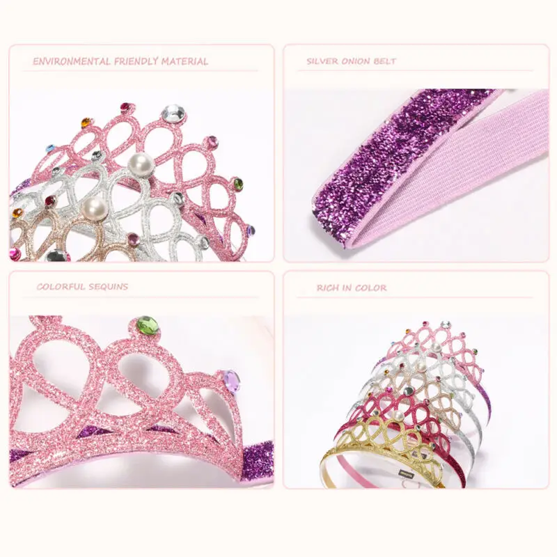 Модная детская одежда для девочек аксессуары волос Детская резинка золотого и