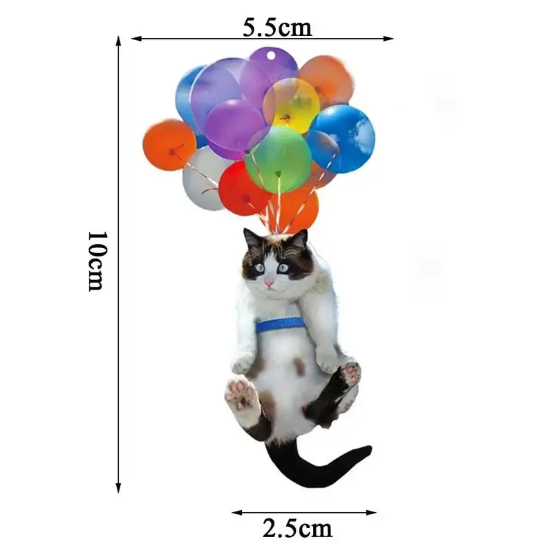 

Cute Cat balloon car pendant interior rearview mirror pendant pendant decoration cartoon cute car