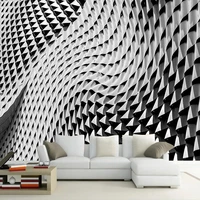 custom any size mural wallpaper modern 3d stereo geometric abstract creative wall paper living room tv sofa bedroom papier peint