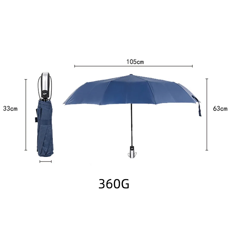 Автоматический рекламный подарок солнечный и дождливый Зонт увеличение