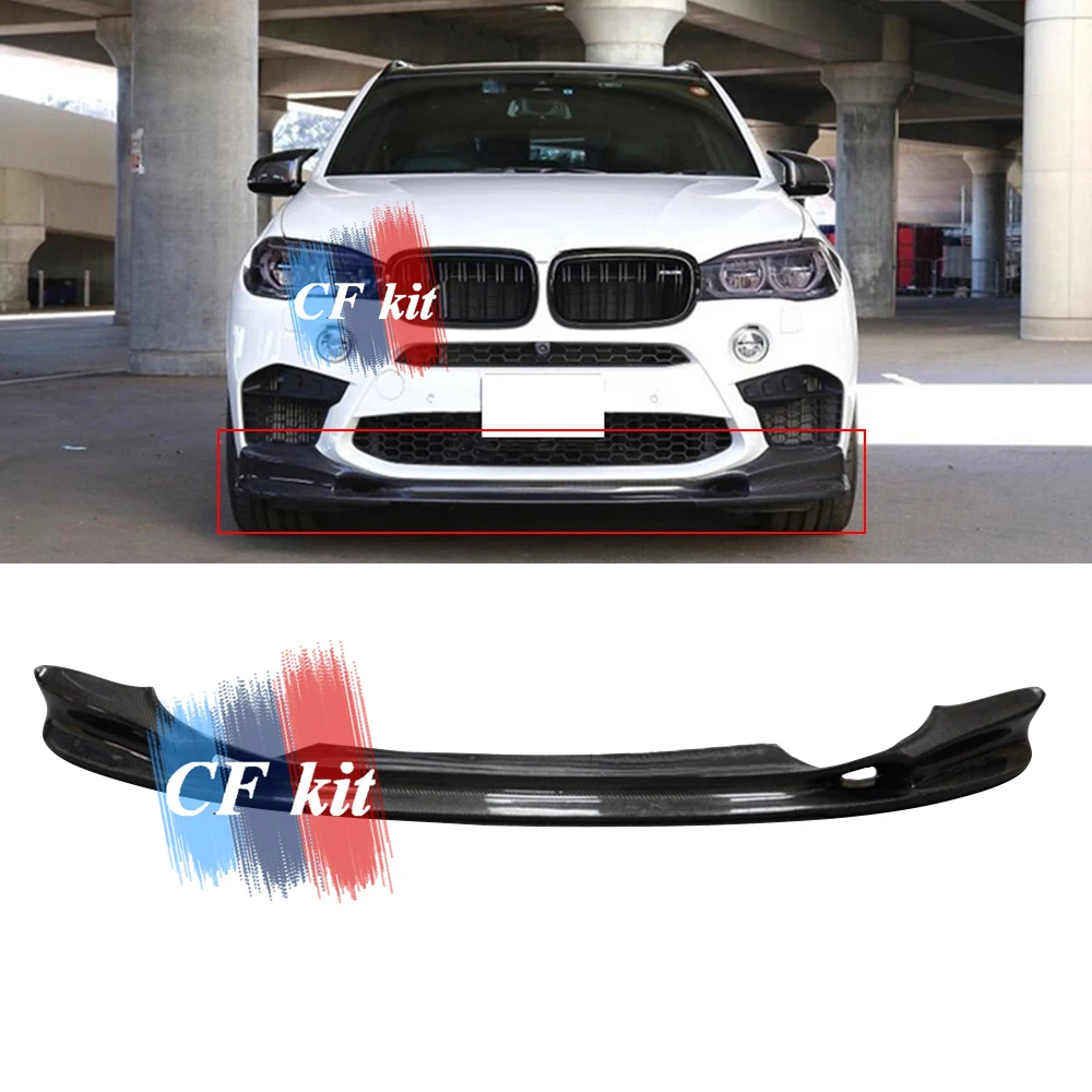 CF комплект из углеродного волокна автомобильный передний бампер для BMW F85 F86 X5M X6M