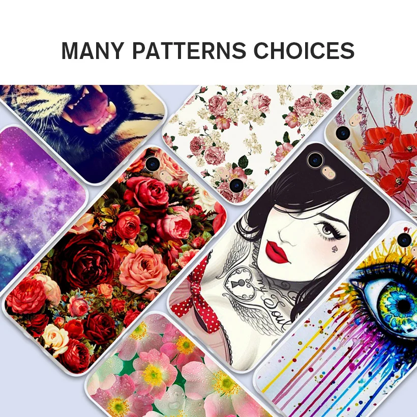 Чехол для телефона TP Link Neffos X20 силиконовый чехол с цветочным принтом мягкий