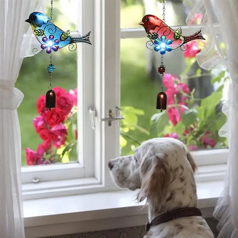 

Window Hanging Small Bird Ornament Stained Glass Home Wall Decoration For Outdoor Garden Memorial Handicrafts Gift For Good Luck