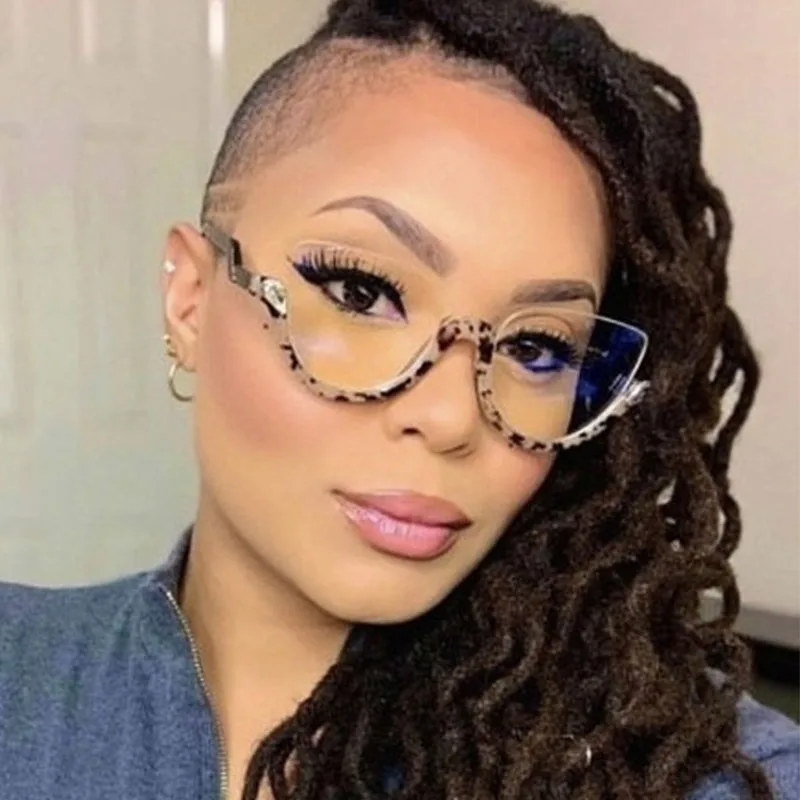 Винтажные Ретро Сексуальные женские классические Полуободковые очки с