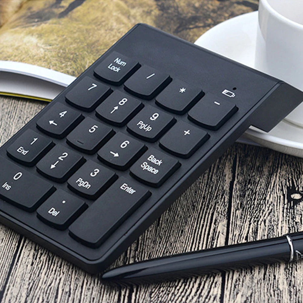 Беспроводная цифровая панель 2 4 ГГц 18 клавиш цвет черный|Клавиатуры| |