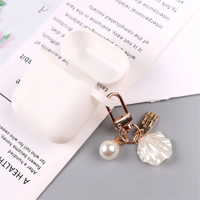 Simple Alloy Beach Seashells Keychains Creative Handmade Conch Pearl Key Chain Shells Decor Summer Llavero Para Mujer | Украшения и