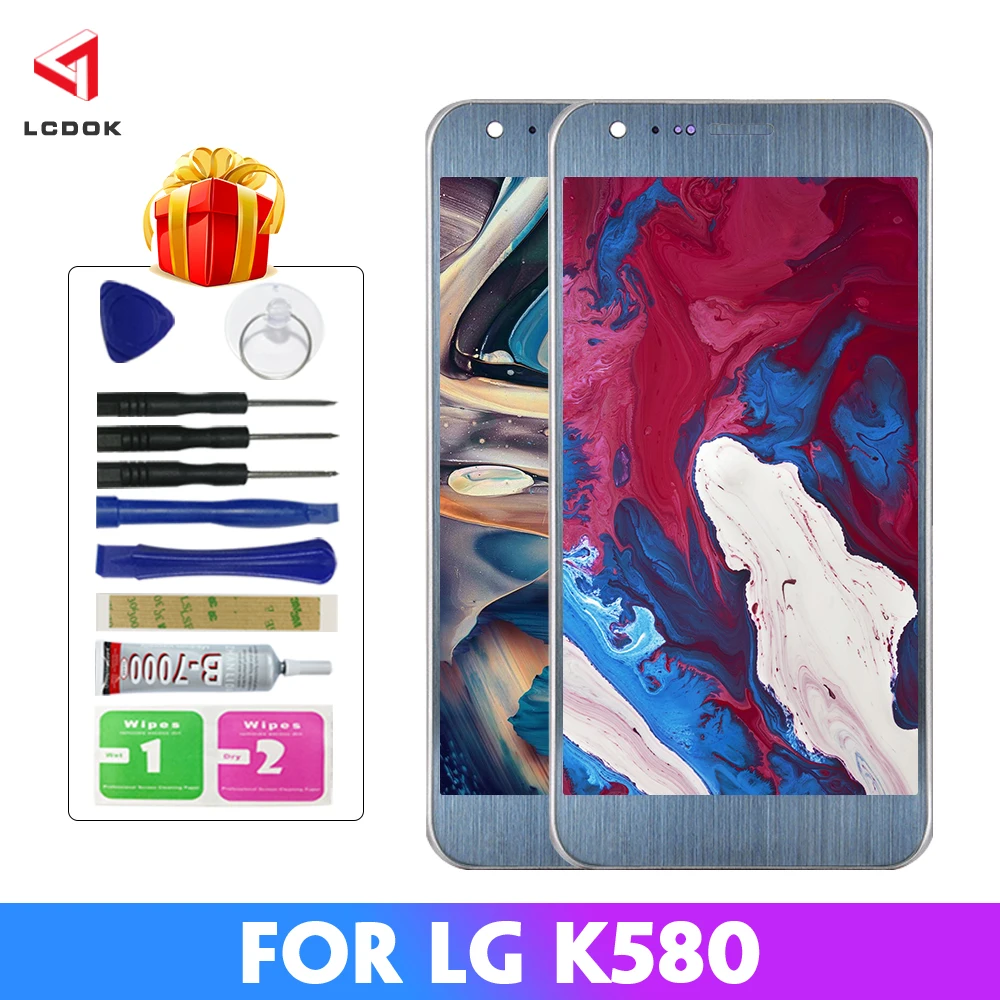 ЖК дисплей для LG X Cam K580 K580DS K580I K580Y кодирующий преобразователь сенсорного экрана в