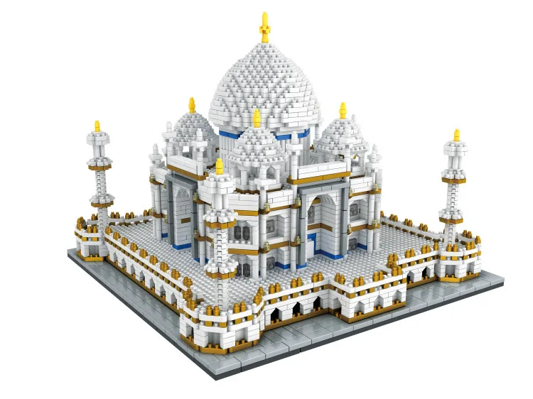 

Diamond Mini Building Bricks City Architecture Landmarks Taj Mahal Land Marks Saint Basil's Cathedral Palace for children gifts
