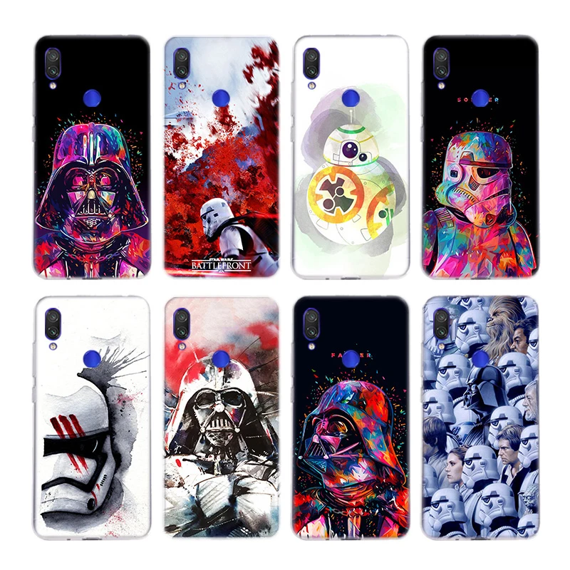С принтом Звездные войны акварелью моды мягкий бампер чехол для телефона