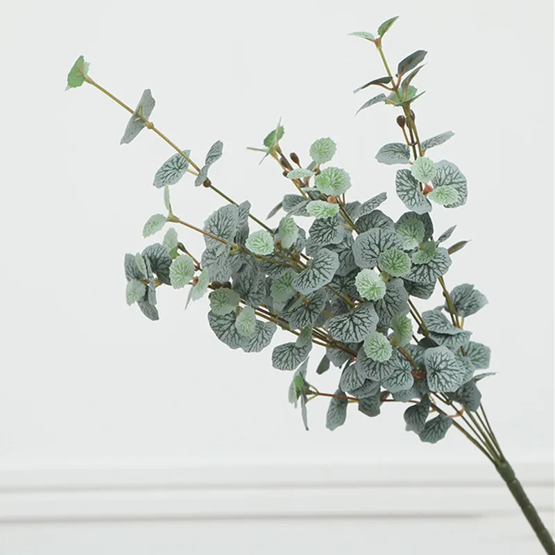 Искусственные растения из шелка с листьями бегонии + пластиковая искусственная