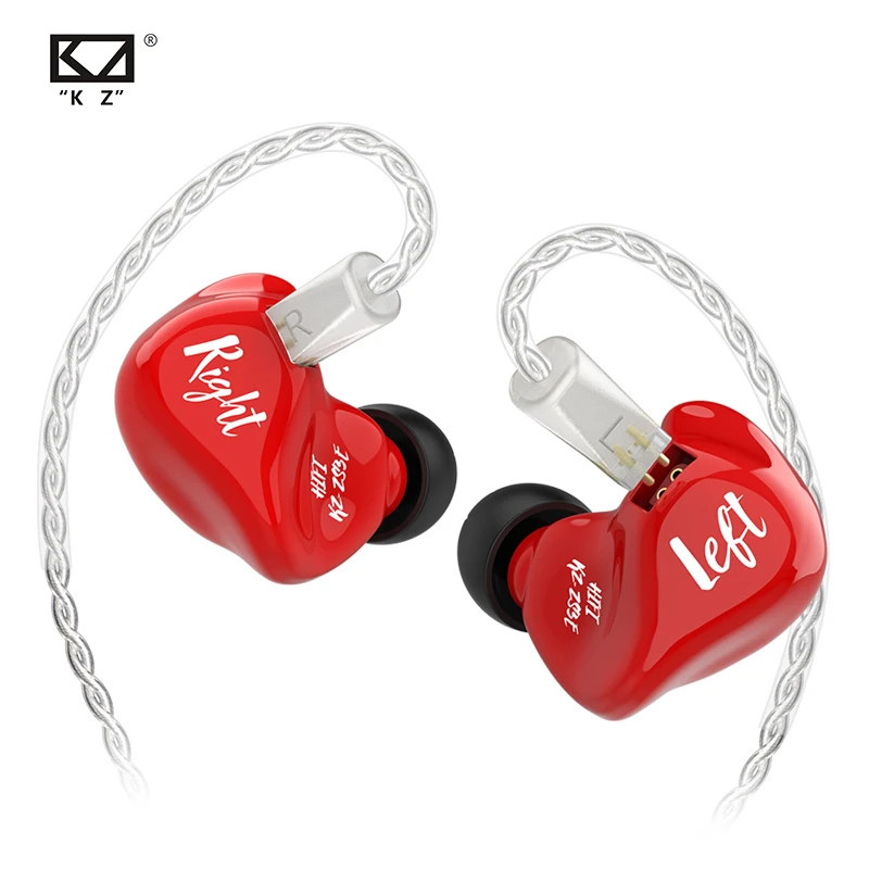 KZ ZS3E красные наушники Динамический HIFI бас стерео гарнитура в ухо монитор