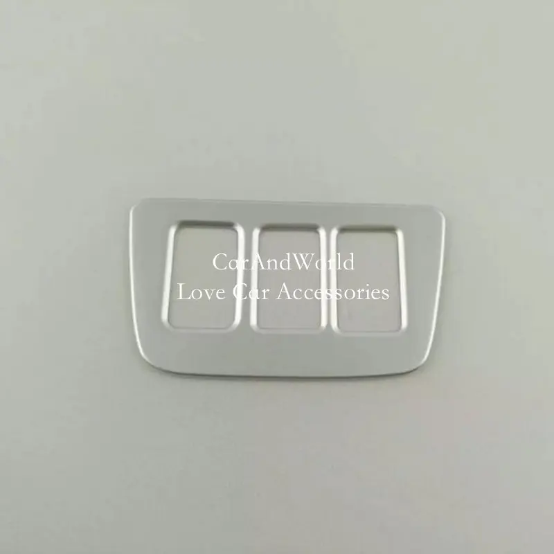 ABS Chrome For NISSAN TIIDA 2016 2017 2018 Car Central Console Seat Heating Switch Button Frame Panel Cover Trims Accessories | Автомобили