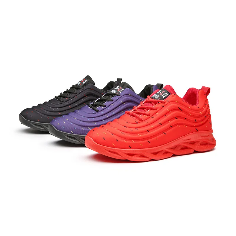 

Spring and Autumn New Lace-up Running Shoes Men's Fashion Korean Sports Shoes Breathable Soft Surface Men's Outdoor Sneakers