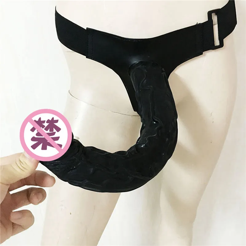 34*5 5 см пригодный для носки реалистичный фаллоимитатор лесбиянок ремешок