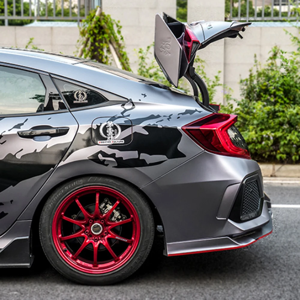 Оптовая продажа качественных крыльев спойлера из АБС-пластика для Civic Sedan 4D 2016 2017