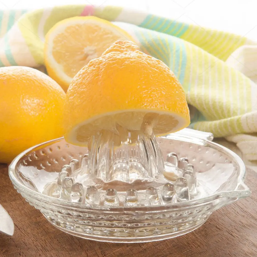 

Glass Manual Juicer Citrus Fruit Juicer Kitchen Orange Lime Lemon Squeezer Fruit Press Juice Machine Fruit Extractor