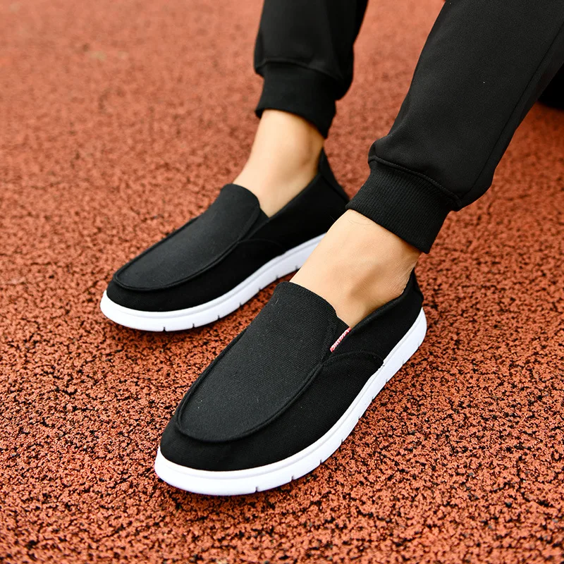 New Loafers Men Casual Shoes Sneakers star Summer Canvas White Anti-Slip Chaussure Homme Comfortable Man Flats | Обувь