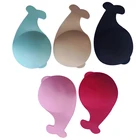 Новинка; 5 цветов Kawaii Дельфин Для женщин силиконовый бюстгальтер без бретелек невидимый бюстгальтер с эффектом пуш-ап самоклеющиеся Беспроводной Bralette многоразовые вкладыши для бюстгальтера
