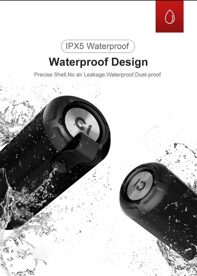 Bluetooth динамик портативный беспроводной громкоговоритель стерео музыка объемный