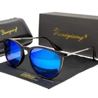 YUNSIYIXING Новые Модные Винтажные поляризационные солнцезащитные очки для женщин Uv400 кошачий глаз солнцезащитные очки Брендовые дизайнерские классические очки трендовые 4171