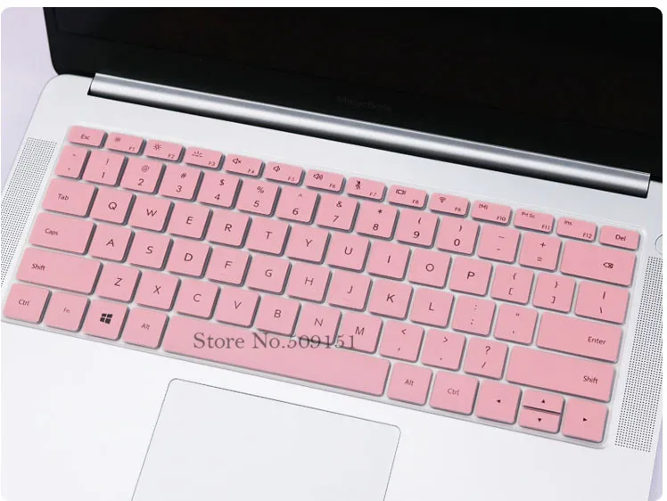 Pink Цветной силиконовый чехол-клавиатура для ноутбука, защитный чехол для huawei Matebook 13 Wrt W19 W29 Wrt-W19 Wrt-W29 - Цвет: Pink