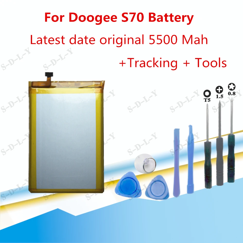 Аккумулятор Для Doogee S70 5500 мАч запасная батарея высокого качества Lite для сотового