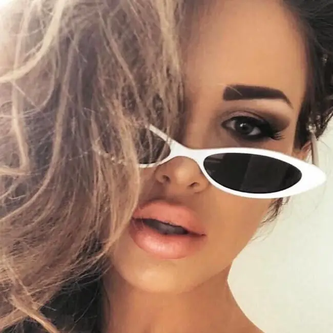 Маленькие овальные солнцезащитные очки для мужчин мужские ретро из