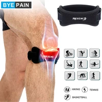 1pair byepain knee support patella strap adjustable tendon brace band pad pain relief for running arthritis jumper tennis