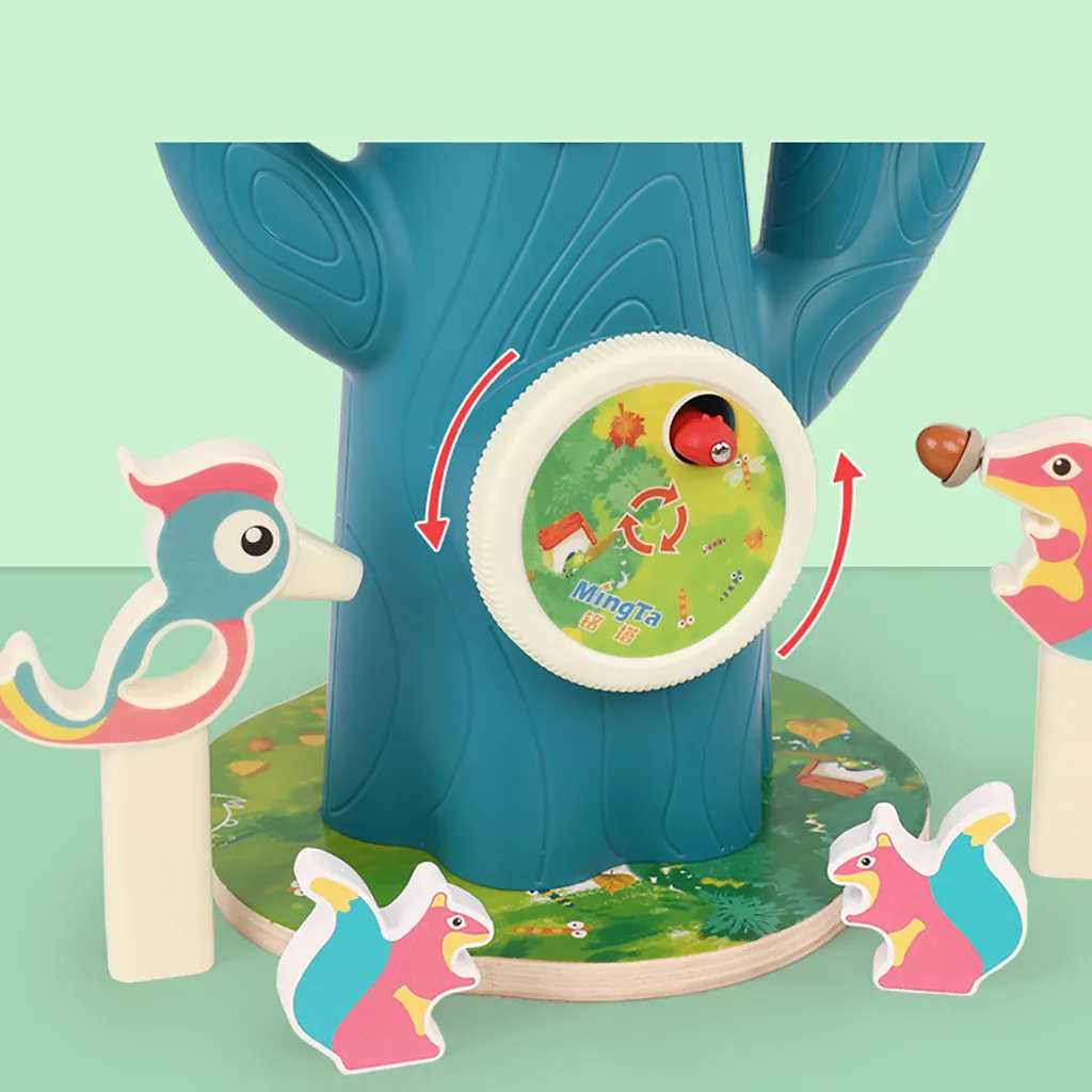 Дятел птица поедающий червь игрушечные насекомые прочные магнитные птицы