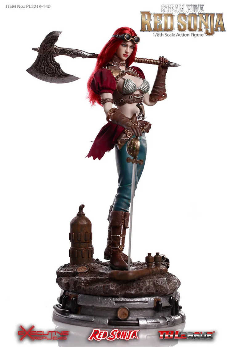 PHICEN TBLeague 1/6 весы PL2019-140 пара панк красный Sonja женские коллекции экшен-фигурок(без основания