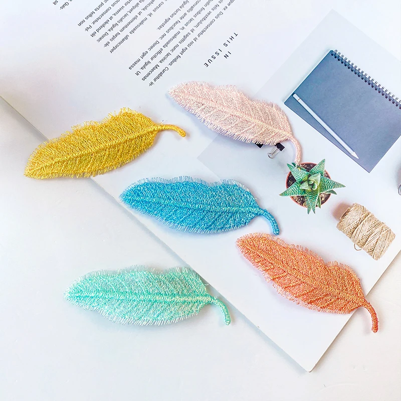 Детские заколки для волос с украшением в виде листьев на осень и зиму |