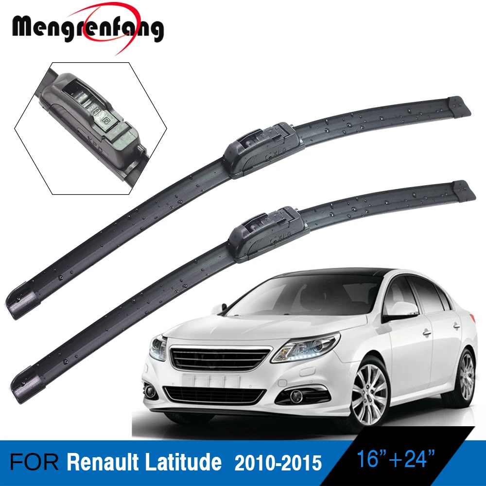 

Щетки стеклоочистителя для лобового стекла автомобиля Renault Latitude, мягкие резиновые стеклоочистители 2010, 2011, 2012, 2013, 2014, 2015