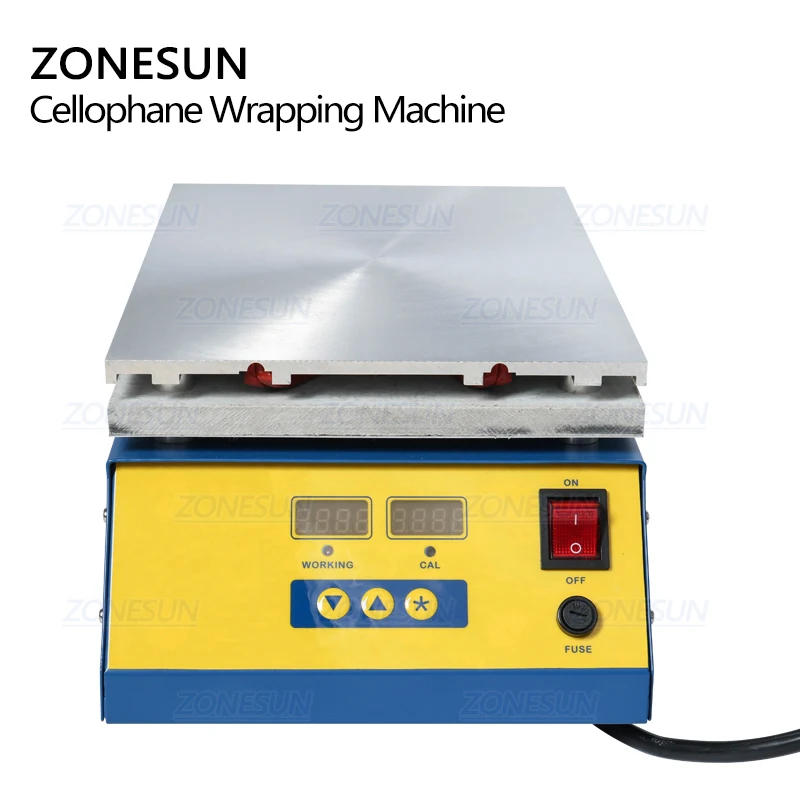 ZONESUN упаковочная машина для целлофана покерная коробка сигареты духи косметика