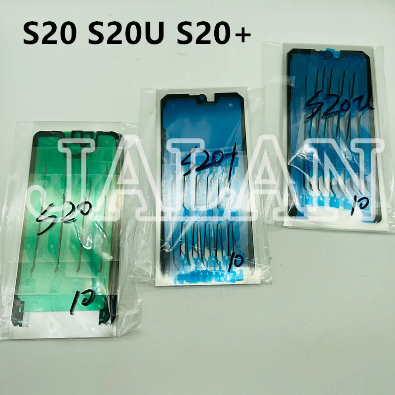 

20 шт. Высококачественные наклейки на раму 3M клейкие детали для SM S20 S20 + S20ultra Note 10 Note 10 + лента на переднюю рамку ЖК-экрана