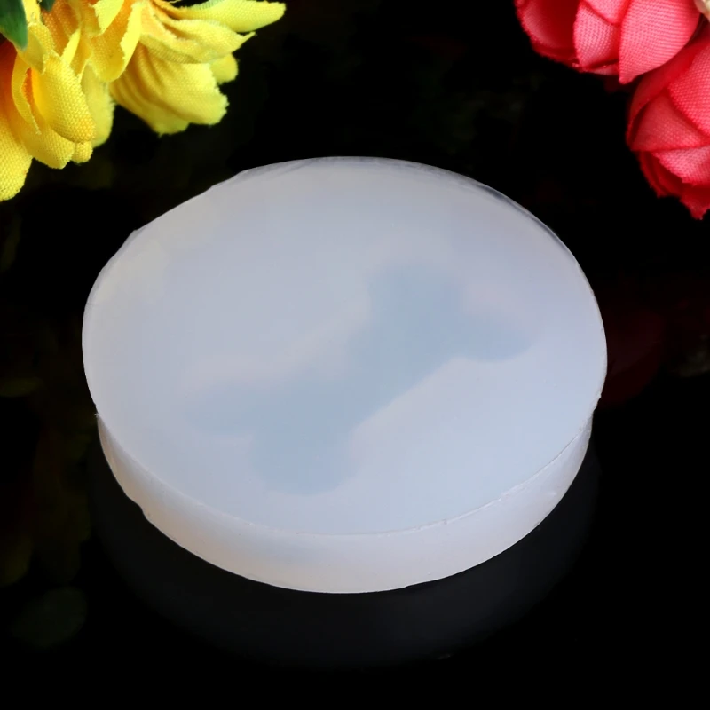 

Transparent Silicone Pendant Mould Resin Bone Shape DIY Jewelry Making Tool Fondant Cake Dried Flower Resin Decorative