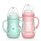 Герметичная Бутылка из нержавеющей стали для питьевой воды и молока, Детская изоляционная бутылка для кормления, мультяшный термос, вакуумная фляжка, чашки для кормления