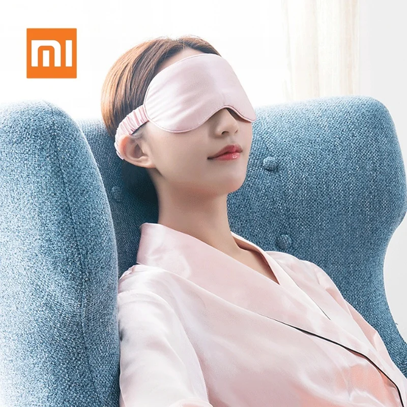 Оригинальная живая шелковая маска для глаз Xiaomi COMO патч массажер снятие усталости
