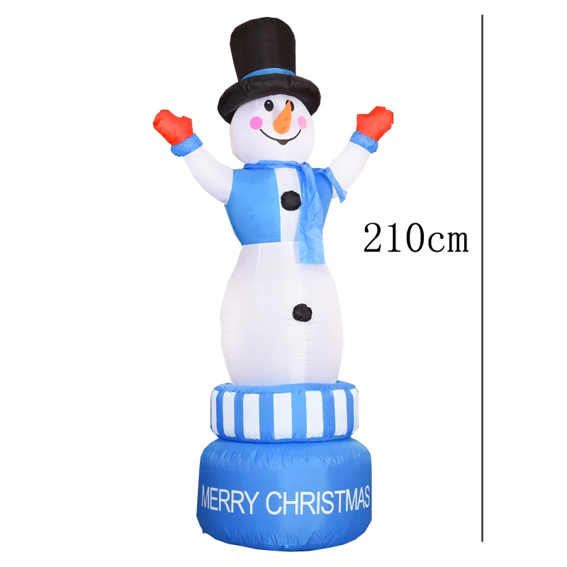 

New 360 Degree Rotation Inflatable Santa Claus Outdoors Christmas Decorations for Home Yard Garden Decoration Merry Christmas