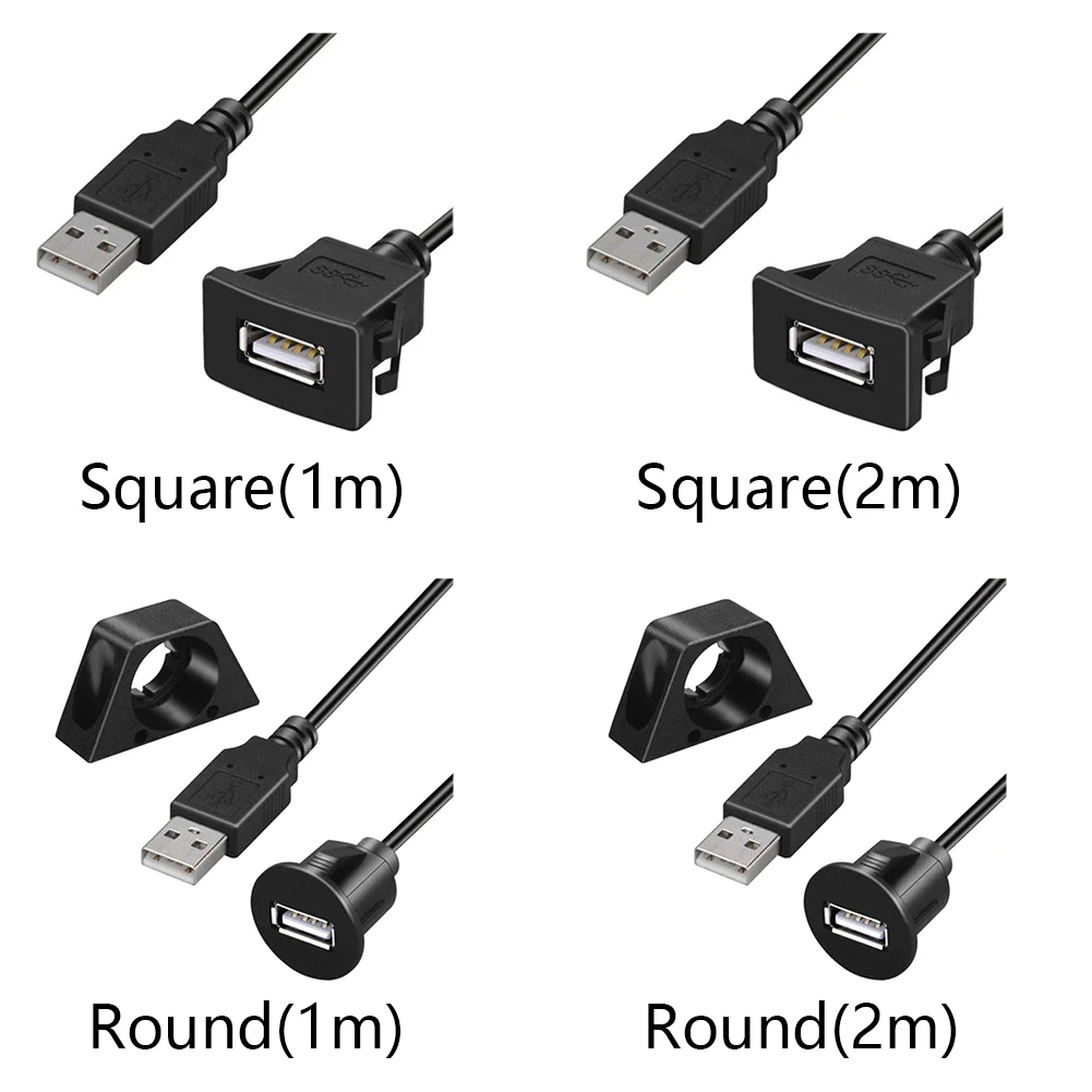 1 м 2 Папа к женскому многофункциональному автомобильному Зарядному заподлицо Dash