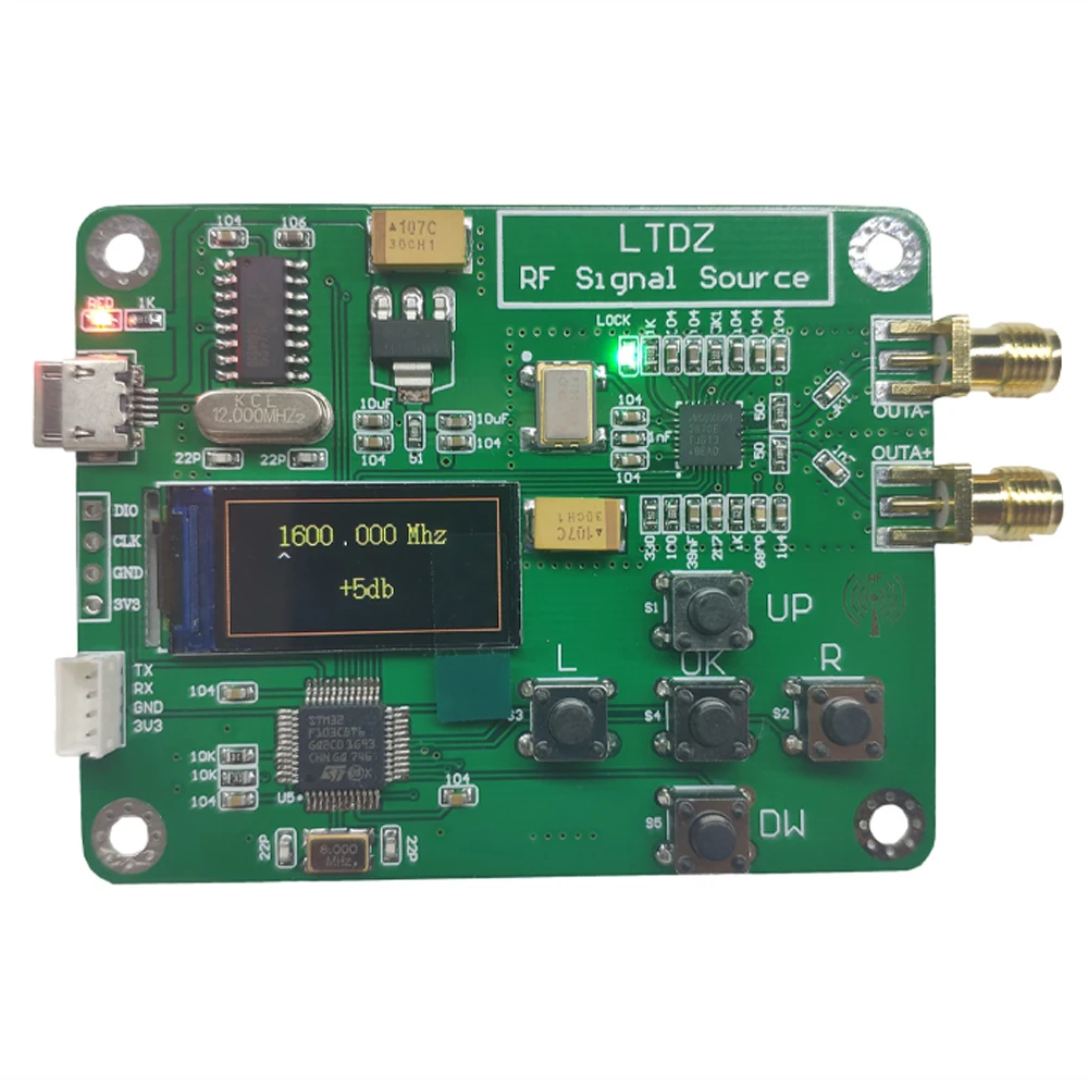 LTDZ MAX2870 STM32 23 5 6000 МГц модуль источника сигнала USB в питание частота и режимы