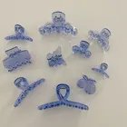 2021 ацетатные заколки для волос прозрачные синие большие мини геометрические заколки Полые Акриловые зажимы для волос женские аксессуары для волос