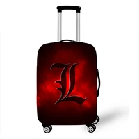 anime death note luggage cover elastic suitcase protective cover for travel bag anti dust trolley case protective cover