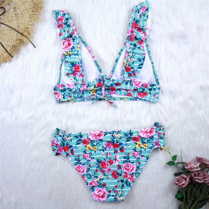 Женский купальник с принтом танкини купальный костюм пляжная одежда Мягкий