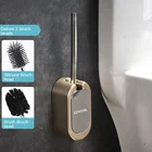 Подвесная Современная щетка для унитаза, настенный силиконовый очиститель Ecoco, гигиенические аксессуары для унитаза, держатель щеток для ванной комнаты, Современная Чистка