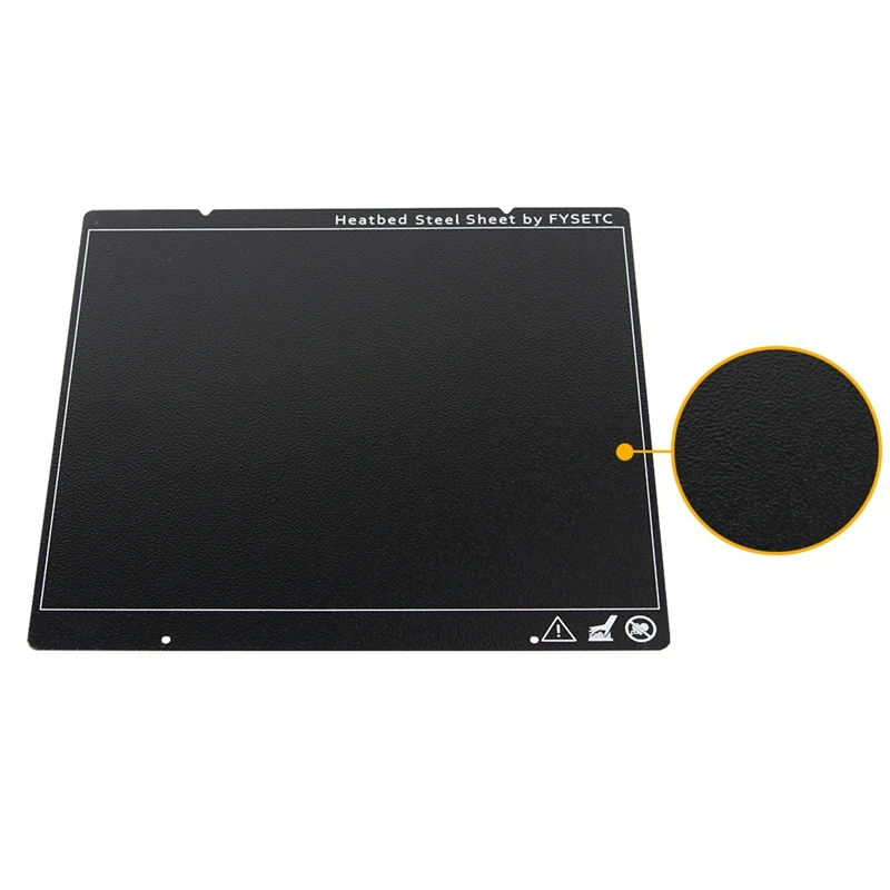 Двухсторонний текстурированный пружинный стальной лист PEI с порошковым