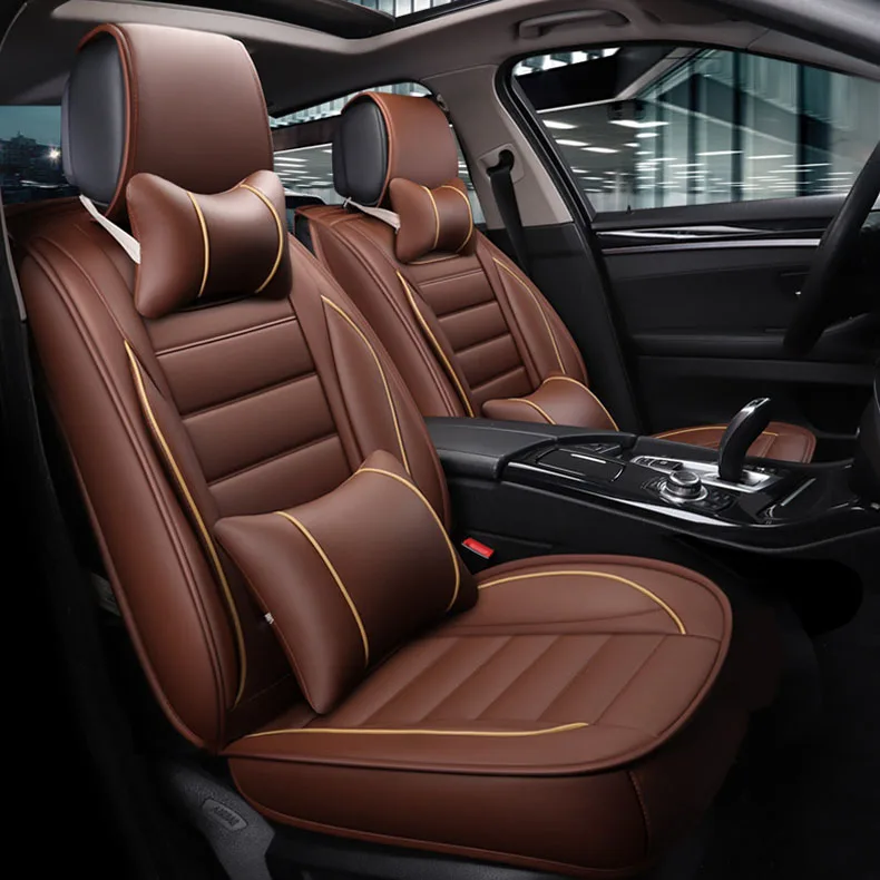 Новинка 2018 чехлы из искусственной кожи для автомобильных сидений Hyundai solaris ix35 i30