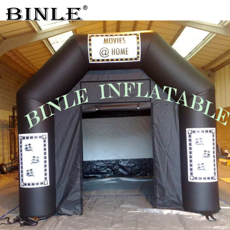 Online Angepasst Riesen Werbung Aufblasbare Platz Zelt Outdoor Film/kino Zelt Aufblasbare Sport Käfig Zelt Mit Bildschirm Für Verkauf