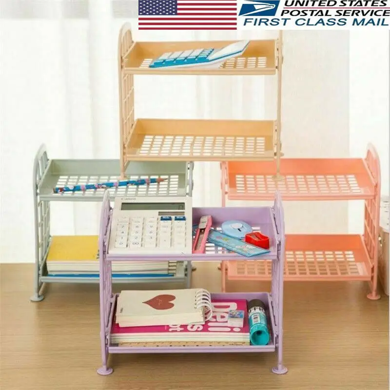 Двухуровневая пластиковая угловая стойка для ванной и душа кухонная полка